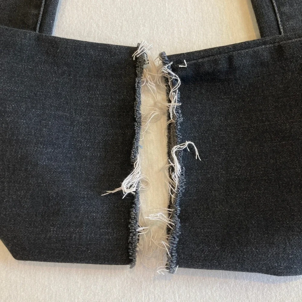Joes Jeans Womens 28x25 Black Faded Straight Leg Raw Hem Denim 45GXJC4A5875 25